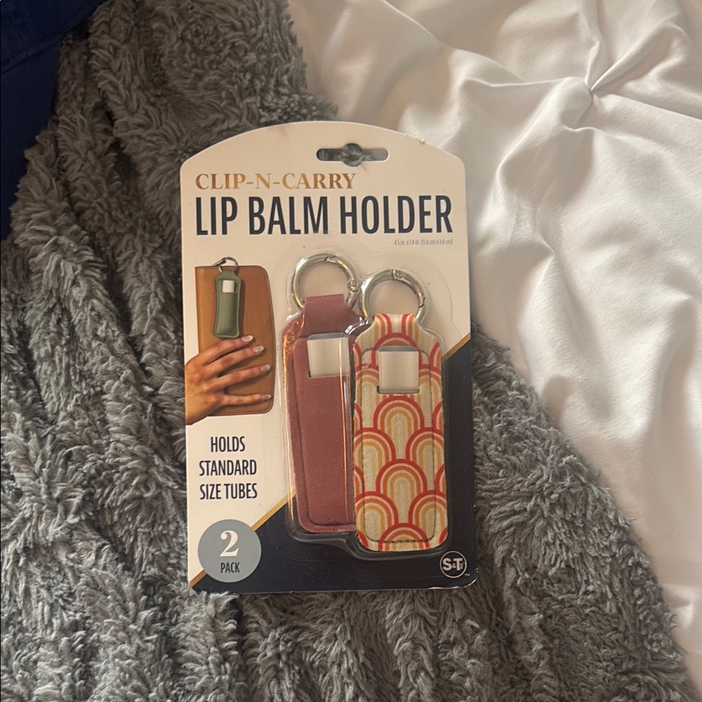 Clip-N-Carry Lip Balm Holder 2 Pack